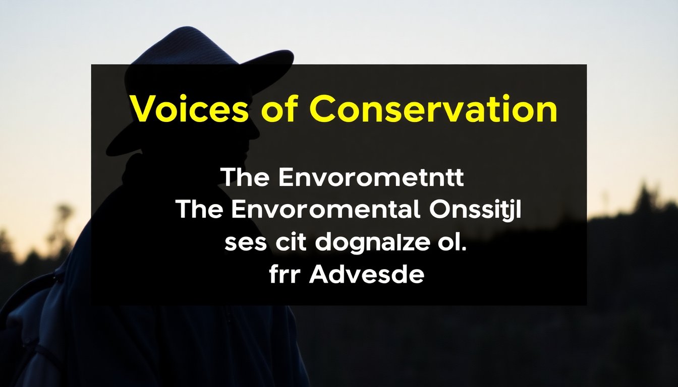 environmental consulting voices of conservation guide